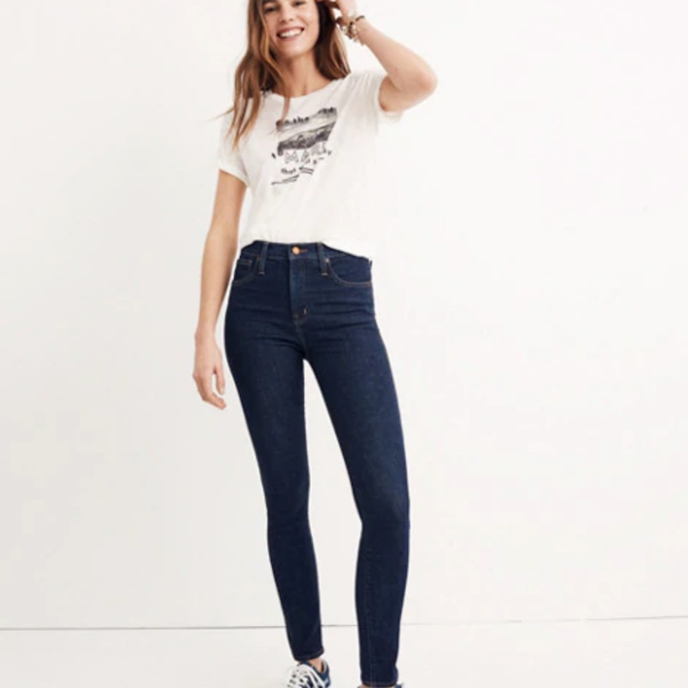 Lucille 10" Highrise Madewell Jeans Like New